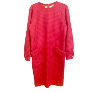 Bill Blass Duotone Wool Dress
